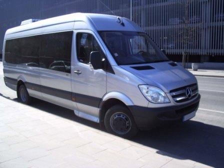 Minibus Rental Vilnius Lithuania Mercedes Benz Sprinter Lux TOP Business class