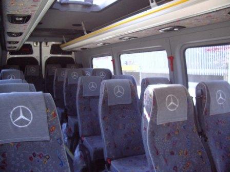 Minibus Rental Vilnius Lithuania Mercedes Benz Sprinter Lux TOP Business class